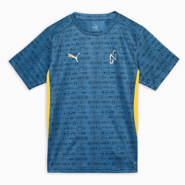 Neymar JR "BNA" Youth Football Jersey, Blue Horizon-Pelé Yellow, extralarge-IND